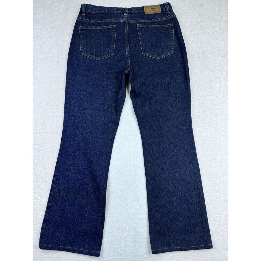 Lauren Jeans Co. Ralph Lauren Women Denim Pkt Embroidery Blue Bootcut 6P - Picture 4 of 9